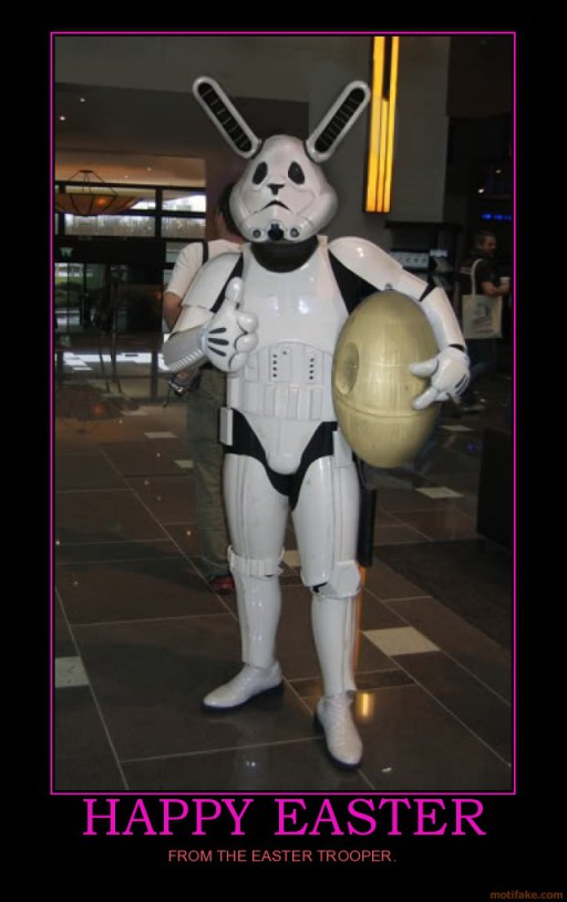 Happy Easter from the Easter Trooper
