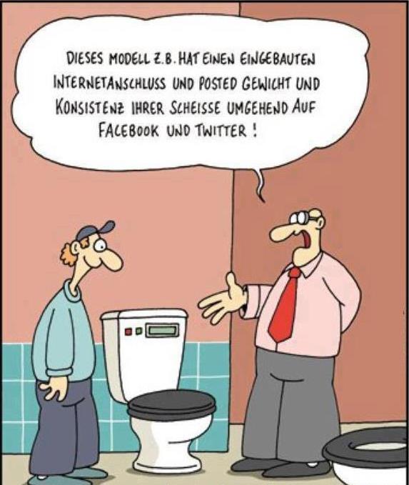 ToilettenschÃ¼ssel, Facebook, soziales Netzwerk