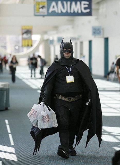 Batman goes shopping