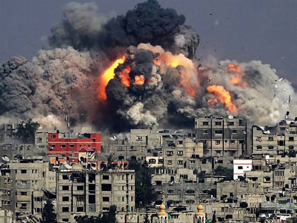 Explosion, Gaza, Stadt