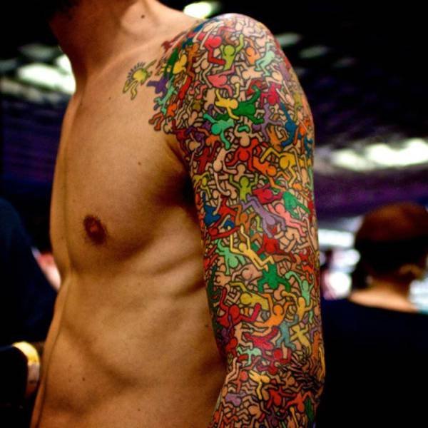 Tattoo, Kunst, Arm, Pop