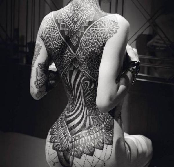 Die besten 100 Bilder in der Kategorie coole_tattoos: Tattoo, RÃ¼cken, Muster, Ornamente