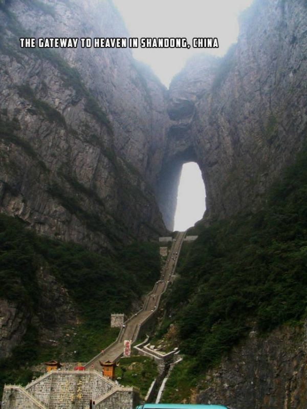 Treppe, China, Tor, Himmel, Gateway, heaven