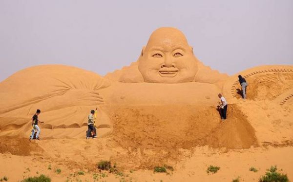 Die besten 100 Bilder in der Kategorie sand_kunst: Sand, Buddha, Skulptur, Kunst, riesig