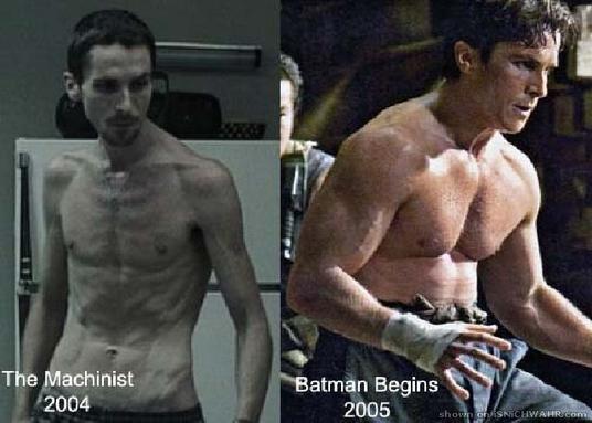 Christian Bale, Gewicht, DiÃ¤t