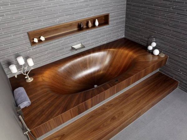 Die besten 100 Bilder in der Kategorie wohnen: Badewanne, Holz, schnitzen, Bad