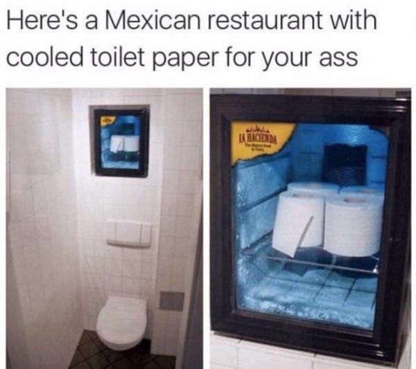 Chilli, Mexikaner, scharf, Toilette