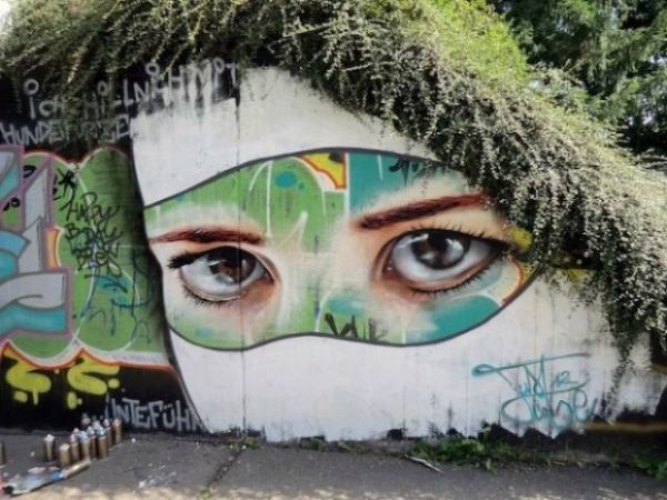 Die besten 100 Bilder in der Kategorie graffiti: realistisch, Grafitti, Augen, GebÃ¼sch, kreativ, Kunst