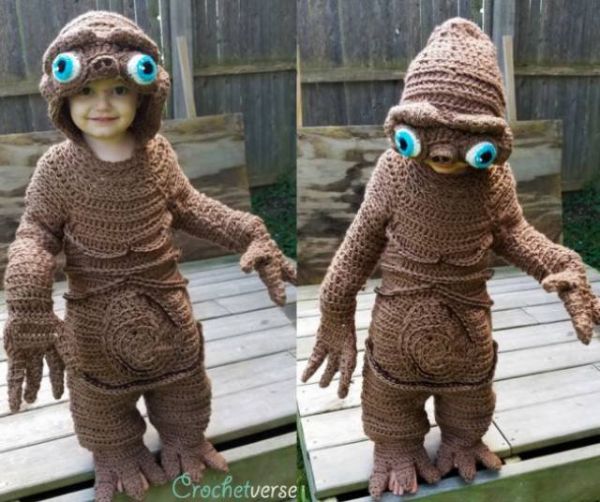 E.T., Alien, Verkleidung, Kostum, Stricken