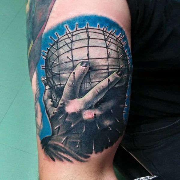 Die besten 100 Bilder in der Kategorie horror_tattoos: Hellraiser, Schmerz, Hand, dumm, NÃ¤gel, Tattoo