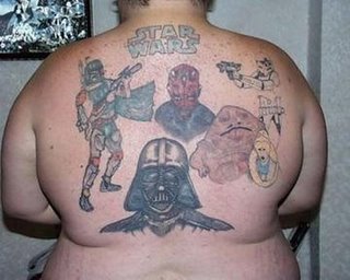 Die besten 100 Bilder in der Kategorie schlechte_tattoos: Schlechtes Star Wars Tattoo