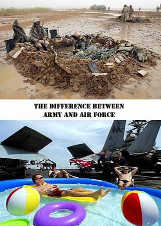 The Differenz between Army and Air Force