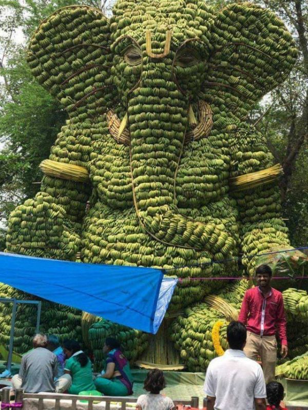 Die besten 100 Bilder in der Kategorie nahrung: Ganesha, Elefanten, Skulptur