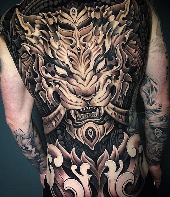 Die besten 100 Bilder in der Kategorie coole_tattoos: VollkÃ¶rper, Tiger, Motiv, Kunst