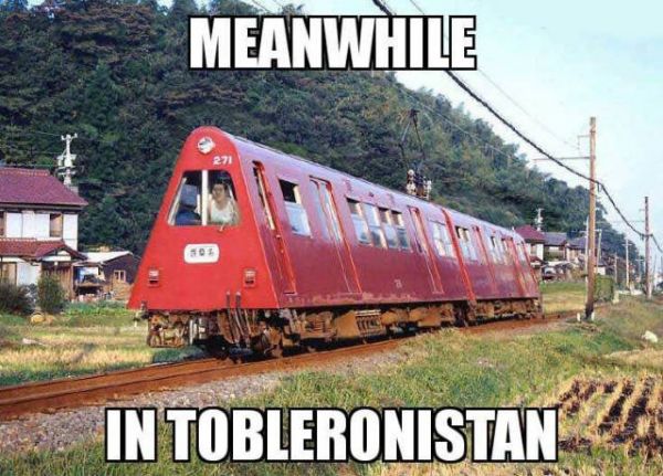 Tobleronistan, Zug, Dreieck, Form, China