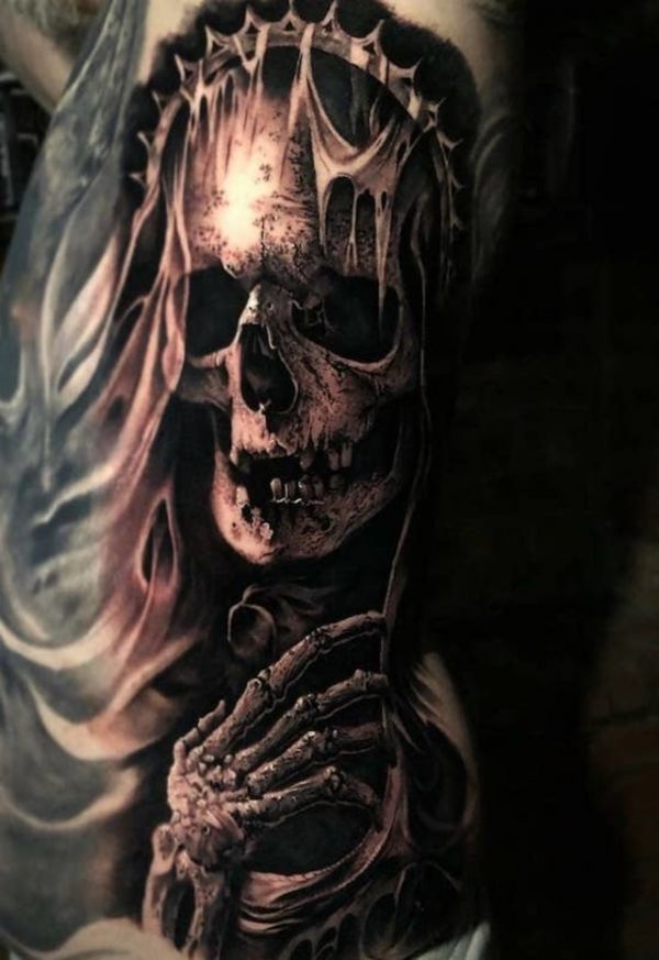 Die besten 100 Bilder in der Kategorie horror_tattoos: Totenkopf, Tattoo, Skelett, Horror