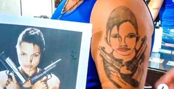 Schlechtes Tattoo, Angelina Jolie, hÃ¤sslich