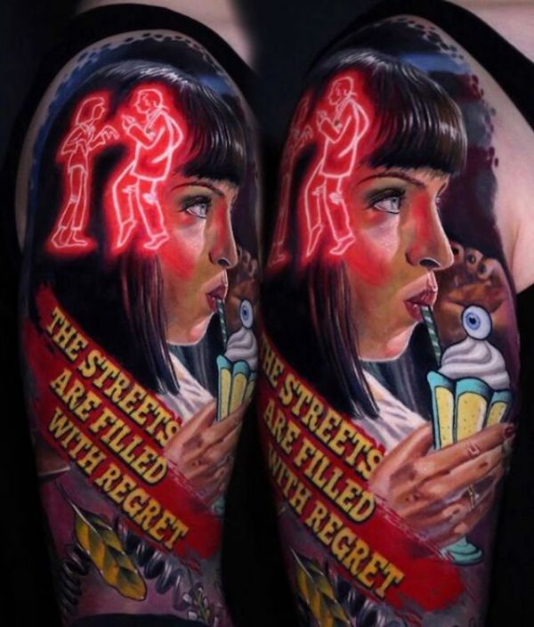 Tattoo, Arm, Pulp Fiction