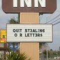 The Best Pics:  Position 11 in  - Funny  : Quit stealing our letters