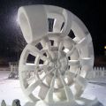 Die besten Bilder in der Kategorie schnee: Nautilus-Schnee-Skulptur