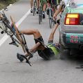 Die besten Bilder:  Position 41 in schlimme sachen - Fahrradrennfahrer-Unfall