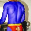 The Best Pics:  Position 159 in  - Funny  : Superman Bodypainting