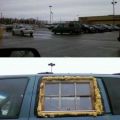 The Best Pics:  Position 288 in  - Funny  : auto, fenster, improvisieren