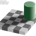 Die besten Bilder in der Kategorie optischetaeuschung: Schatten-Illusion - Das Feld A und B haben die gleiche Farbe!
