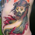 Die besten Bilder in der Kategorie tattoos: Fisch-Jesus-Tattoo