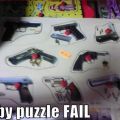 Die besten Bilder:  Position 64 in fail - Baby-Puzzle FAIL