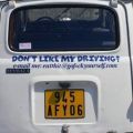 Die besten Bilder in der Kategorie allgemein: Don't like my driving? e-mail me: eatshit@gofuckyourself.com