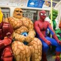 The Best Pics:  Position 41 in  - Funny  : Superhelden in der Straßenbahn
