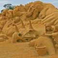 The Best Pics:  Position 17 in  - Funny  : Dinosaurier-Sand-Kunst