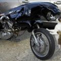 Die besten Bilder in der Kategorie custom_bikes: Jaguar-Motorrad mit Katze