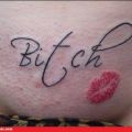 The Best Pics:  Position 74 in  - Funny  : Bitch-Kiss-Intim-Tattoo