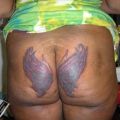 The Best Pics:  Position 57 in  - Funny  : Butterfly on Ass - Tattoo