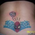 Die besten Bilder in der Kategorie lustige_tattoos: What the fuck Spiderman - Tattoo