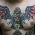 Die besten Bilder in der Kategorie tattoos: fliegender roboter tattoo