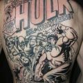 The Best Pics:  Position 43 in  - Funny  : Hulk-Tattoo, Comic, Tattoo