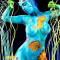 The Best Pics:  Position 21 in  - Funny  : Thema Unterwasserwelt mit Algen Bodypainting