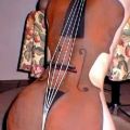 Die besten Bilder:  Position 80 in bodypainting - Schönes Cello - Ich nehme Unterricht