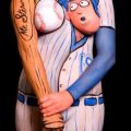 Die besten Bilder:  Position 94 in bodypainting - funny Baseball Bodypainting