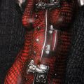 The Best Pics:  Position 59 in  - Funny  : Red Crocodile Leather Suitcase Bodypainting