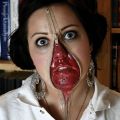 Die besten Bilder in der Kategorie verkleidungen: Zombie-Reissverschluss-Gesichts-Verkleidung