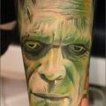 Die besten Bilder:  Position 75 in coole tattoos - cooles Frankenstein Tattoo