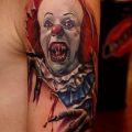 Die besten Bilder:  Position 25 in horror tattoos - Horror Clown Tattoo
