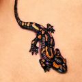 Die besten Bilder in der Kategorie coole_tattoos: Feuer-Salamander Tattoo