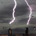 Die besten Bilder in der Kategorie natur: Doppel Blitzeinschlag