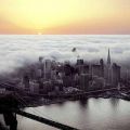 Die besten Bilder in der Kategorie natur: The Fog - Wolkenwand rollt über Stadt