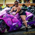 Die besten Bilder in der Kategorie motorraeder: Pink Monster Motorrad